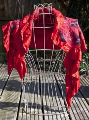 Alison Nicholson - Red nuno felt wrap
